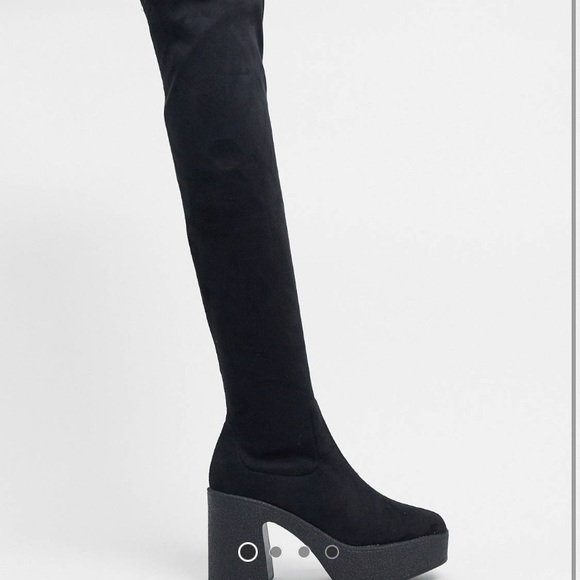 Chunky thigh high boots - Picture 1 of 1